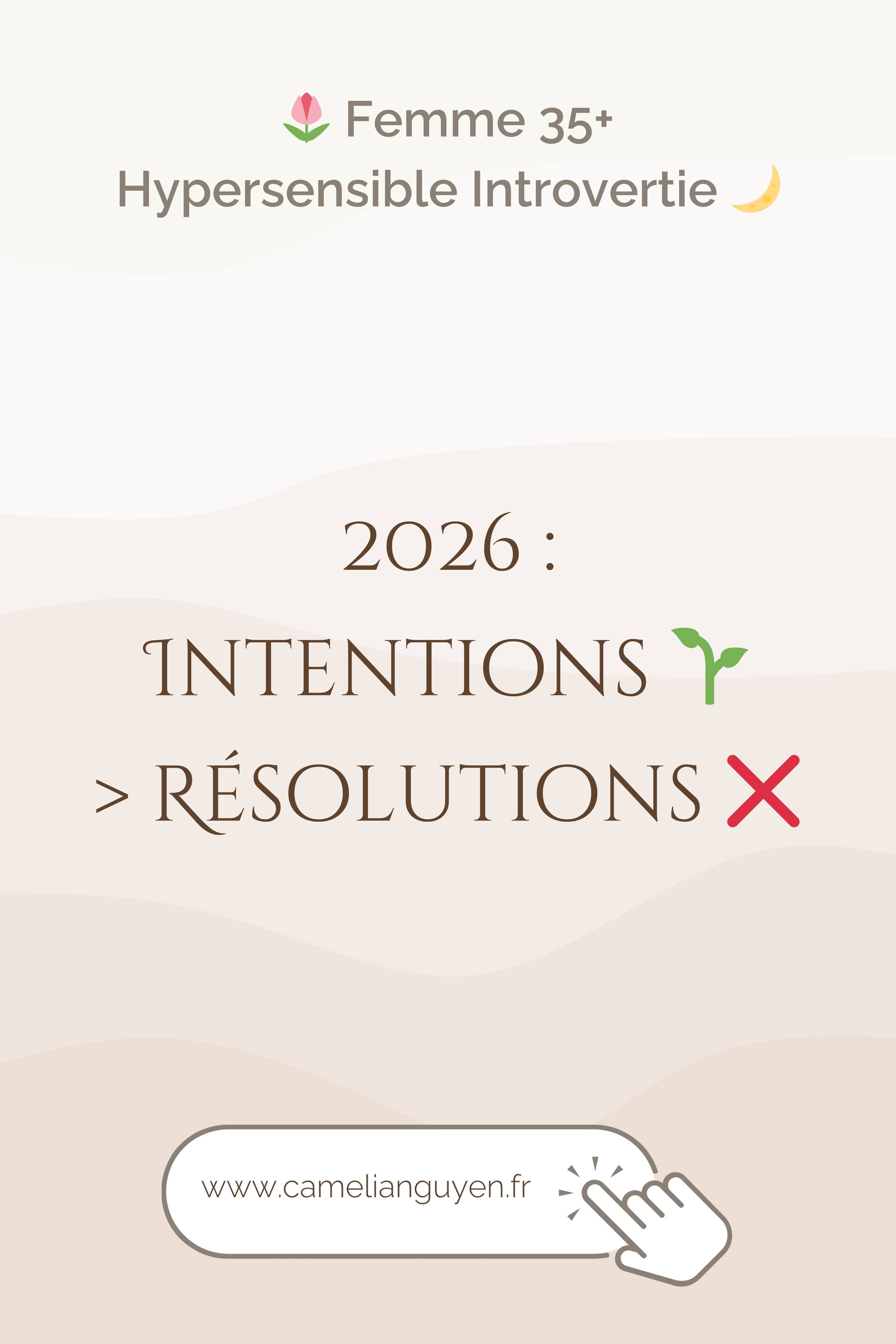 Et si 2026 commençait en douceur ? Sans pression ni résolutions. Découvre l'écriture thérapeutique pour femmes introverties hypersensibles