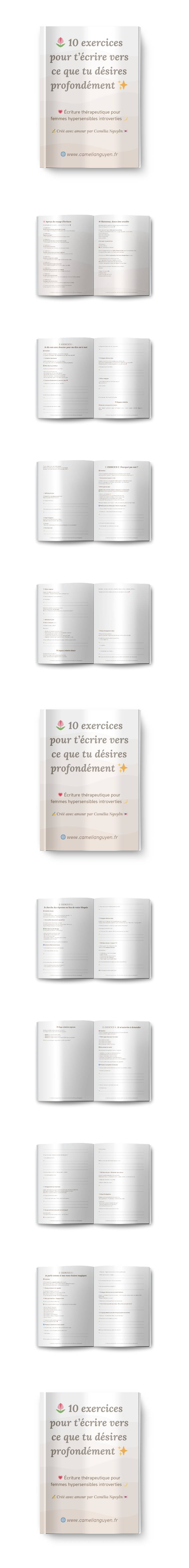🌷 10 exercices pour t’écrire vers ce que tu désires profondément ✨