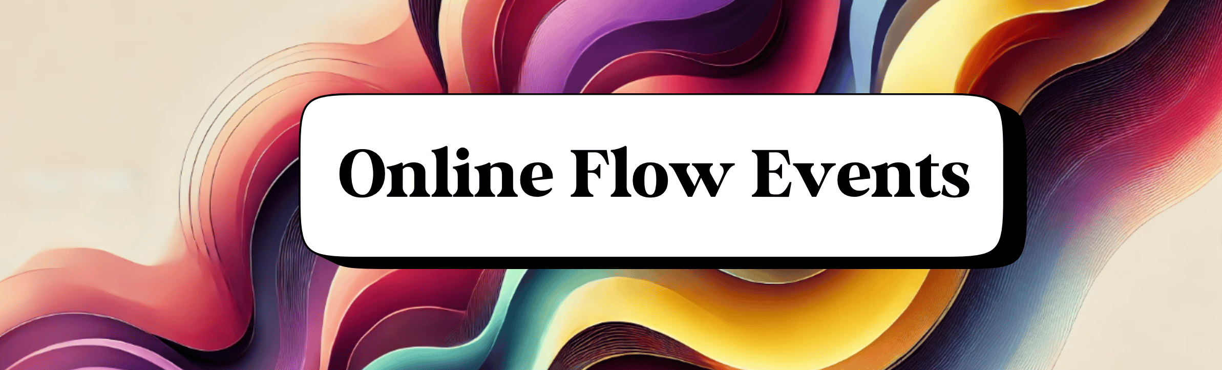 Online Flow Events banner