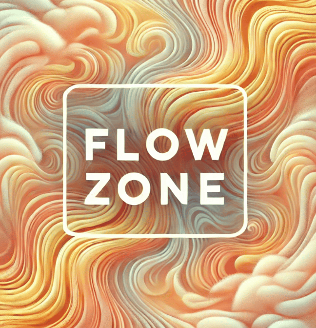 Flow Zone yellow swirly surreal promo image