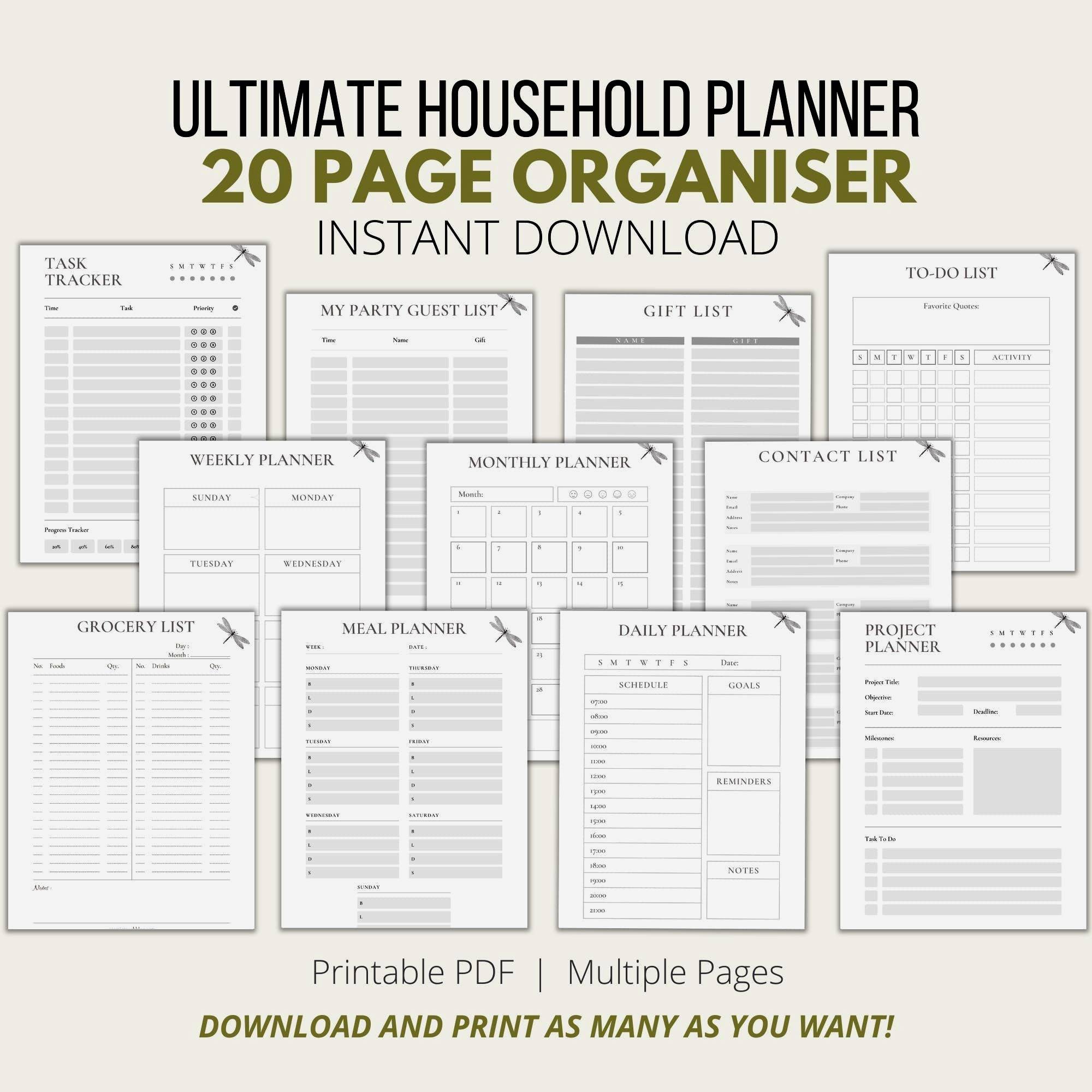 Ultimate Household Planner