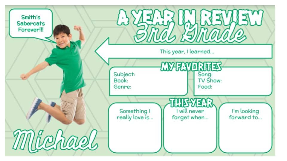 Year in review poster