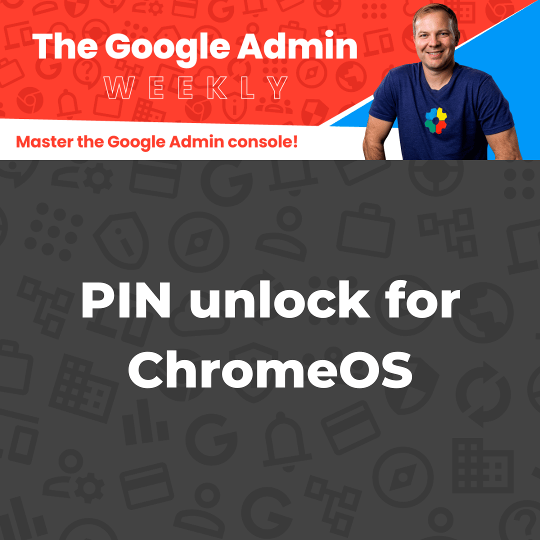 PIN unlock for ChromeOS