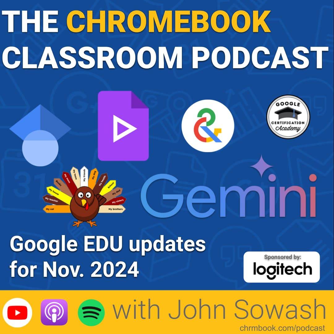 Google EDU updates for November 2024