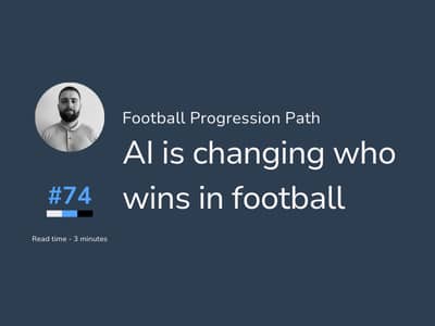 AI is changing who wins in football
