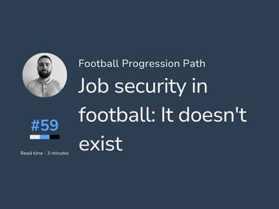 Job security in football: It doesn't exist