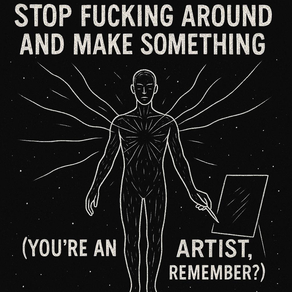 You're an artist (make something)