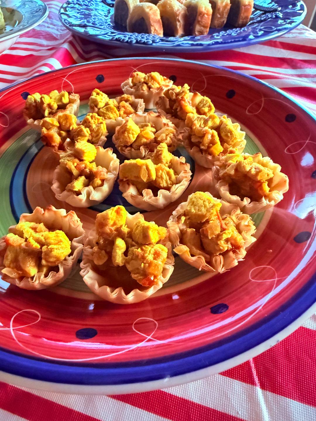 Indian Curry in Phyllo Cup
