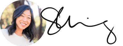 Circular photo of Susan next to signature signoff