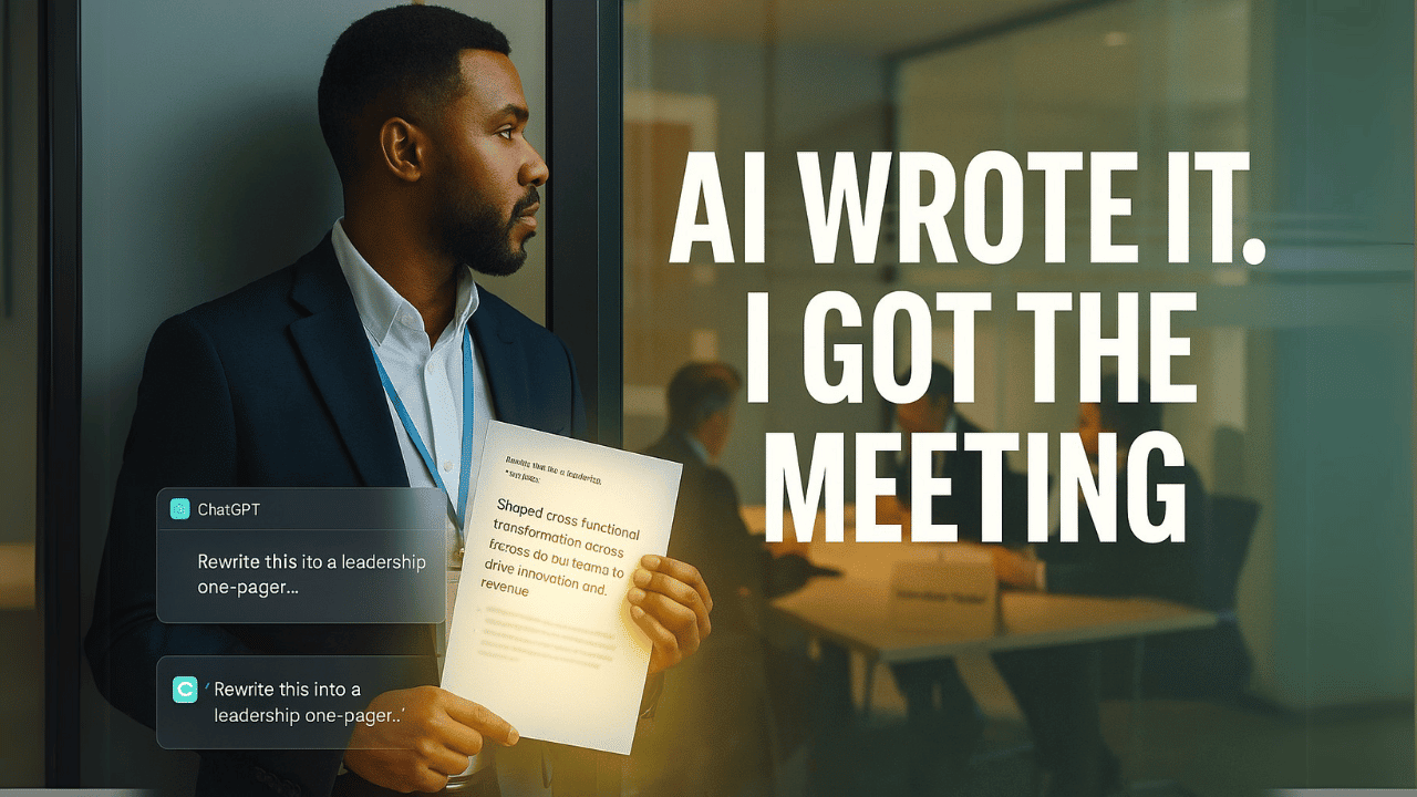 How to use AI to craft my career one-pager