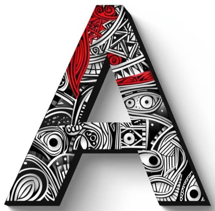 Vector of the letter A