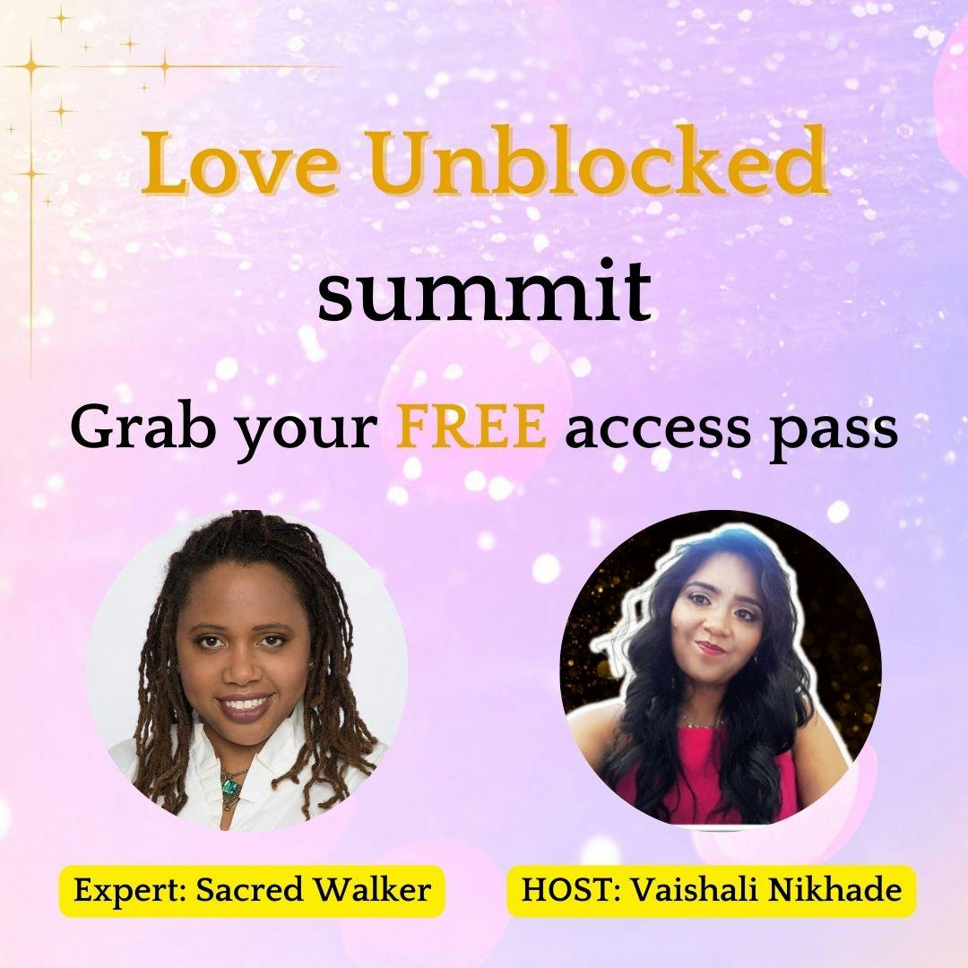 🌟 Love Unblocked Summit 🌟

Hey there, lovely souls! 💕

Get ready to unlock the secrets of love and let it flow freely into your life! 🌈 I'm thrilled to announce that I'll be joining forces with 10 incredible speakers from around the globe at the Love Unblocked Summit, and you won't want to miss out on this transformative event! 🌍🗣️

Are you tired of carrying the weight of the past in your heart? 🤔 Is your soulmate still out there, waiting to be found? 🙌 It's time to break free from the chains of yesterday and embrace your soulmate with open arms! 🤗💑

Join us on this incredible journey as we delve into the depths of love and attraction, sharing wisdom, insights, and practical tips that will set your heart free. 💖✨

🔥 Here's what you can expect:
✨ Inspiring Talks from 10 Global Experts 🌟
✨ Strategies to Overcome Past Heartaches 💔
✨ Tools to Attract Your Soulmate 💑
✨ Heartwarming Stories of Love ❤️

Ready to start your love story? Don't miss this chance! Grab your FREE access pass now! 🎟️✨ Let's clear the path to meet your soulmate together. 💏

👉 Click the link below to claim your spot:
🔗 https://vaishalinikhade.com/free/love-unblocked-summit/friend/sacredwal

Love knows no boundaries, and it's time to let it flow! 💞 Tag your friends and spread the love by sharing this post. Let's make love unblocked for everyone! 🚀💖 #LoveUnblockedSummit #FindYourSoulmate #LoveAndHappiness