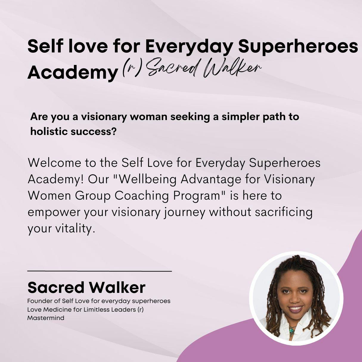 🌟 Join our Super Speak CHALLENGE today! 🗣️✨

Unleash your inner superstar! 💃 The Super Speak Challenge is an exclusive online group coaching series designed specifically for executive women like you! 🌟

Join in this 21-day transformative experience with Sacred Walker and the visionary leaders of the Kuumba Health Institute to unleash the fearless leader within you and strengthen your public speaking skills to speak authentically with confidence. 🎙️💪

Ready to become #Limitless? Sign up today for your FREE INTRO session and let's redefine what it means to be a Limitless Leader! 🌟

🔗 selfloveforsuperheroes.com
#SuperSpeakChallenge #LimitlessLeadersChallenge #UnleashYourInnerSuperstar 💃🌟