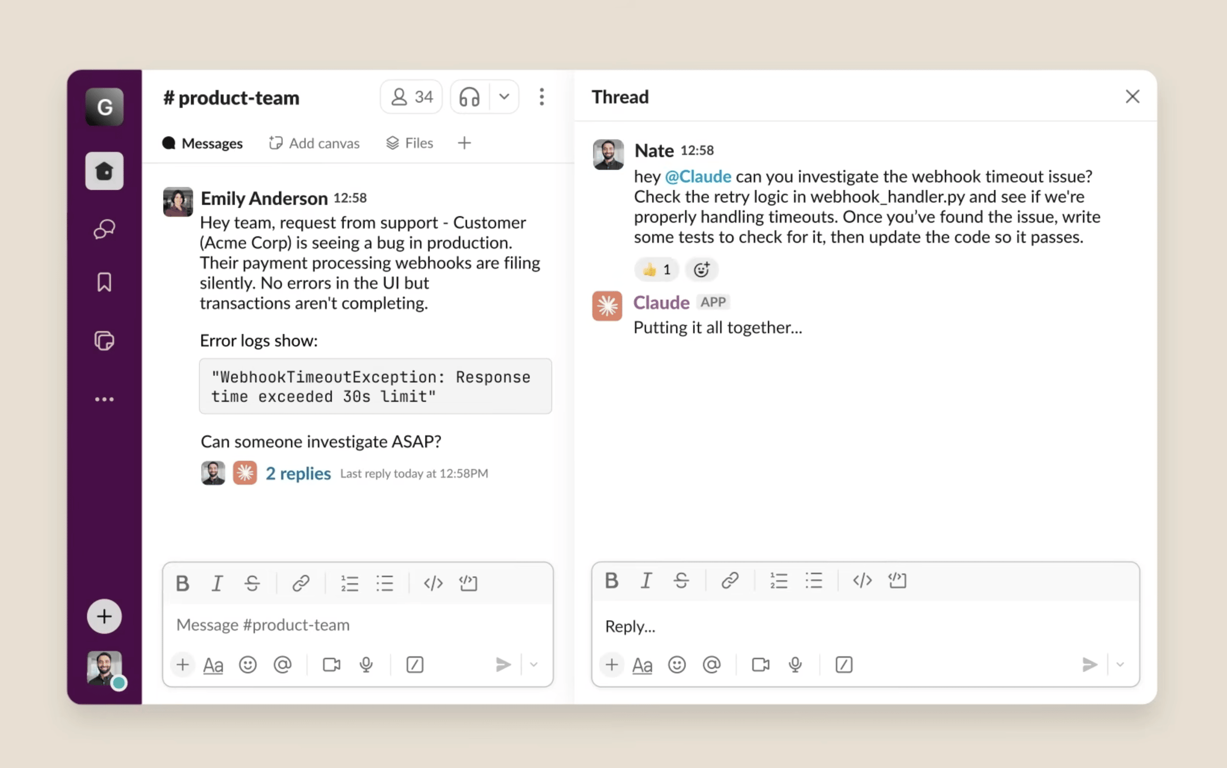 Claude Code Slack integration Anthropic developer tools
