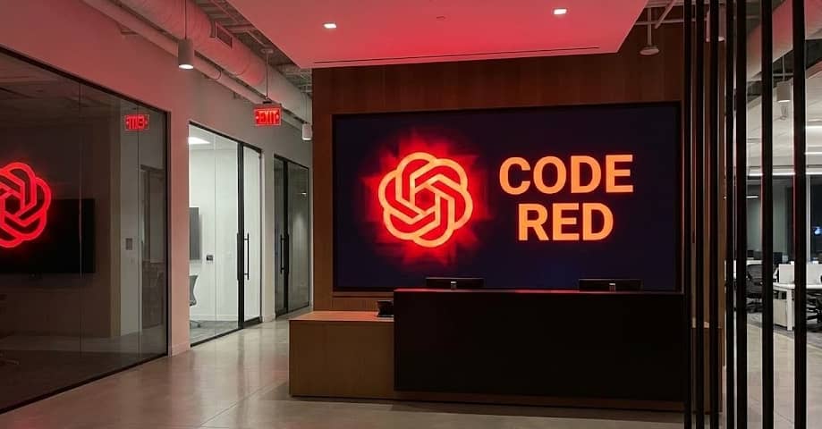 OpenAI code red ChatGPT competition