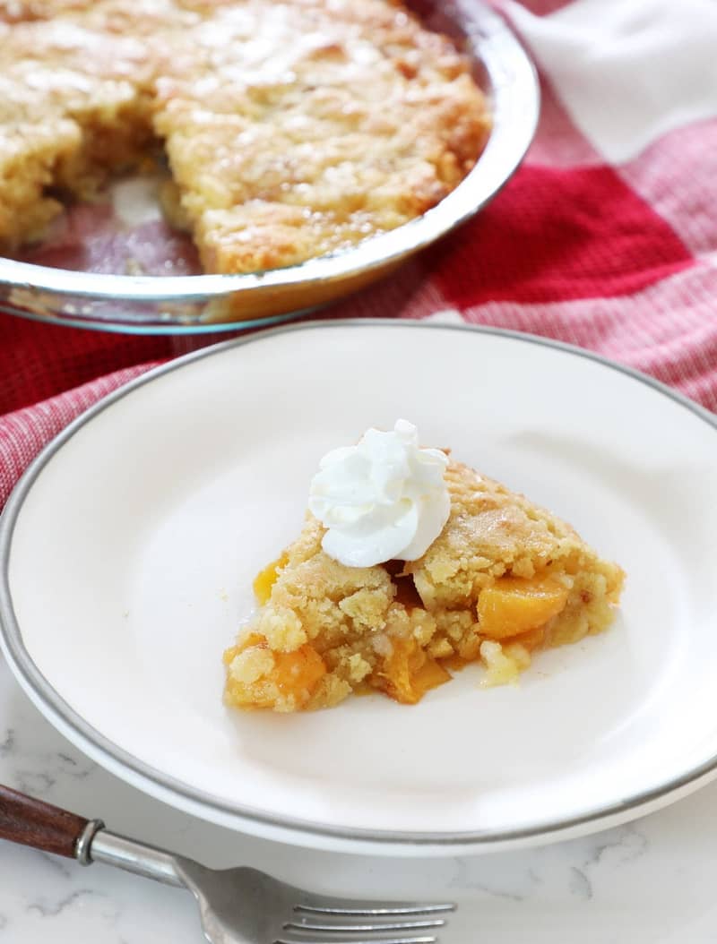 Peach Cobbler Pie