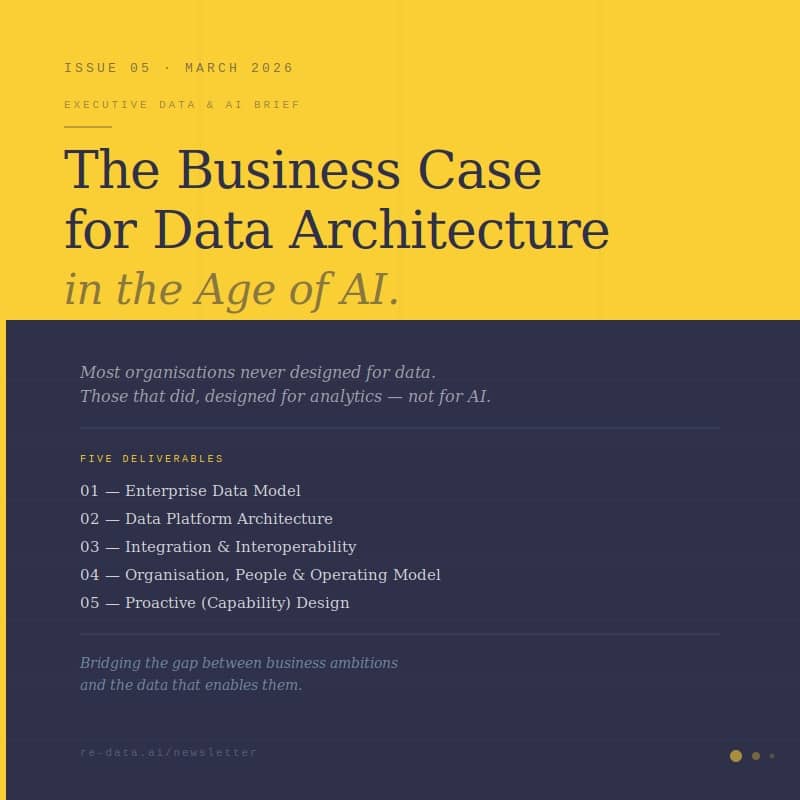 The Business Case for Data Architecture