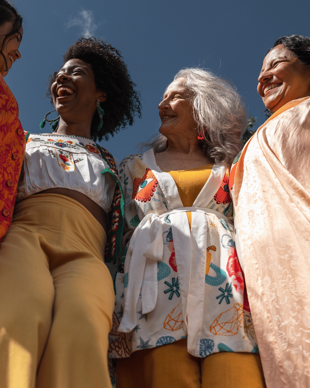 A group of people sitting around a table