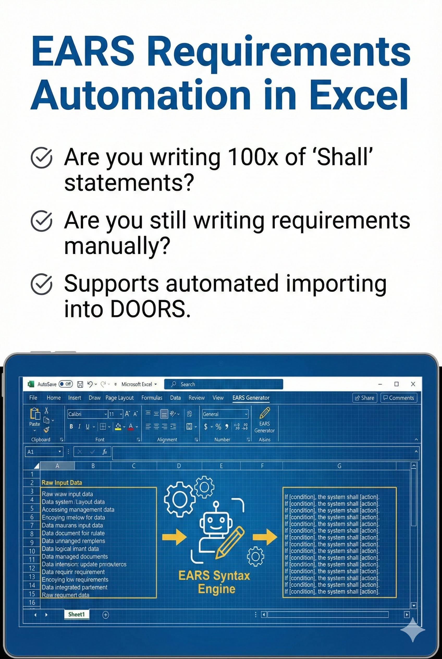Automated EARS Generator Tool