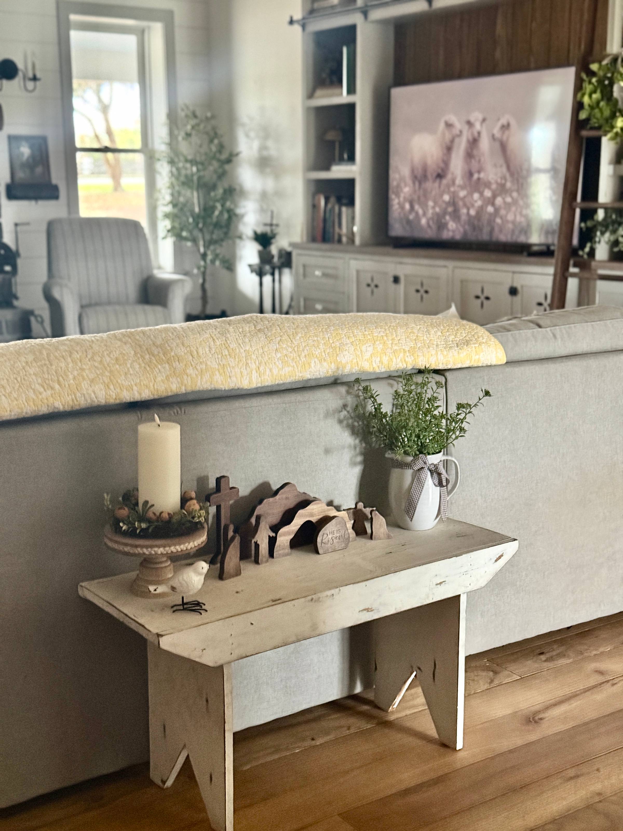 Cottagecore Spring Decor, Easter Nativity