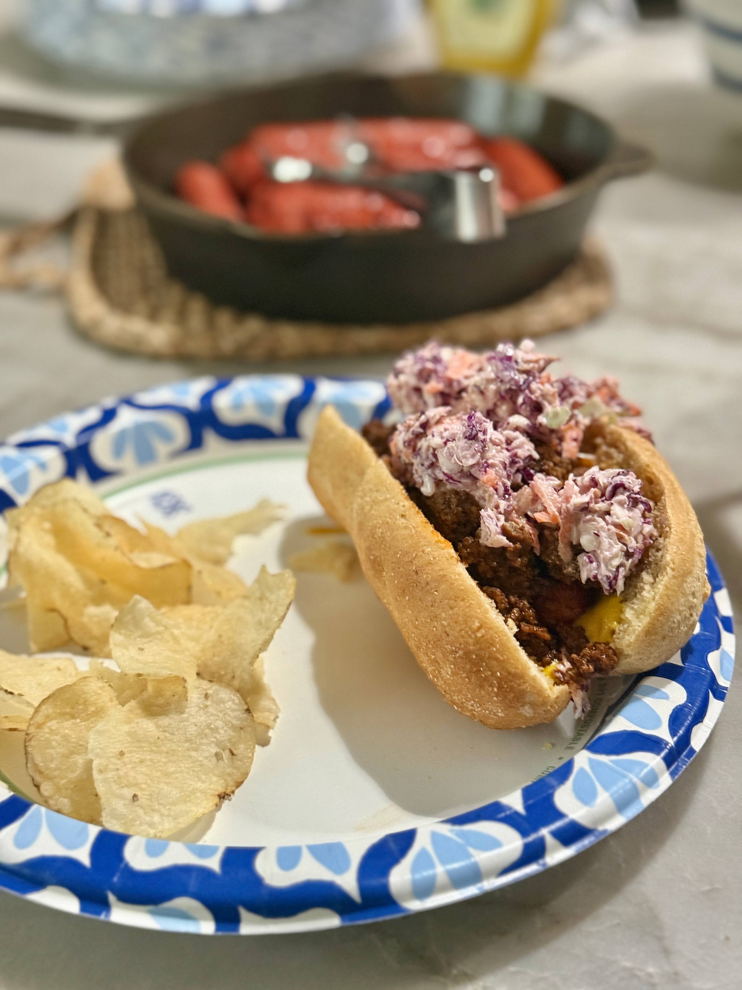 West Virginia hot dogs, Cherry Galette, Summer Series 