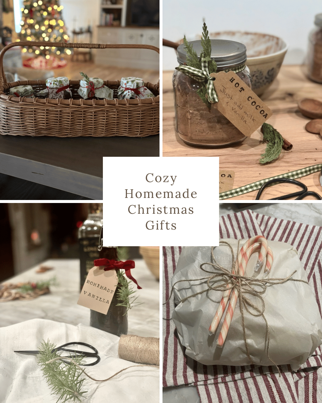 Cozy homemade Christmas gifts