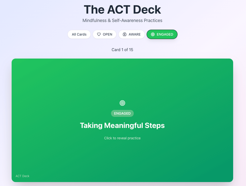 ACT DECK