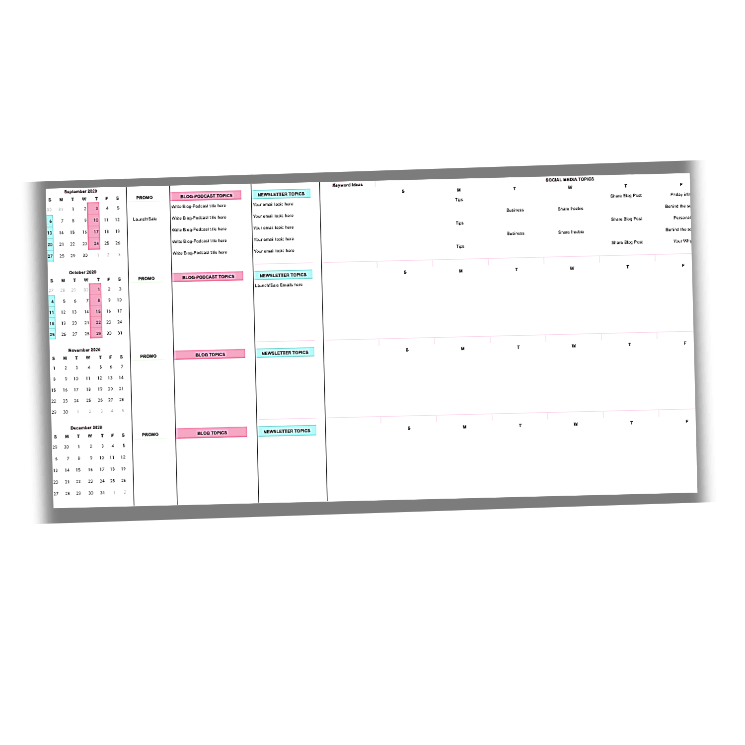 content-calendar-template