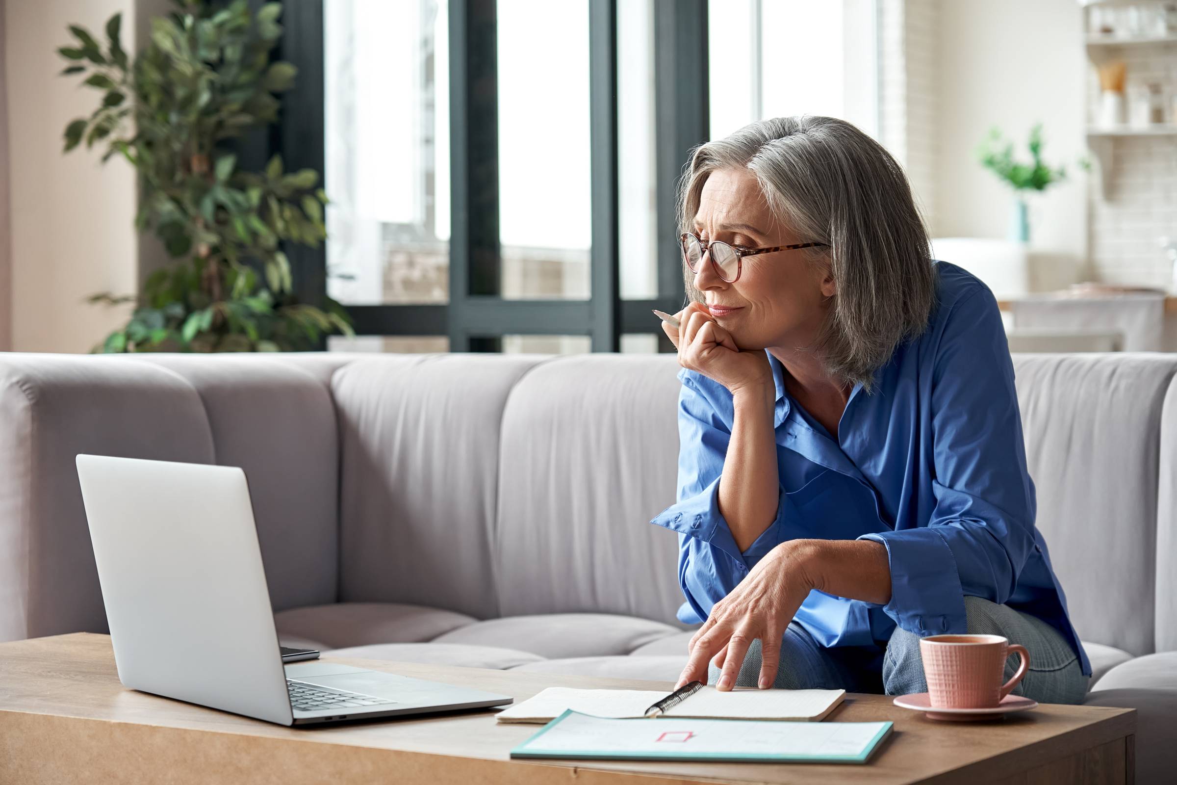 woman and laptop