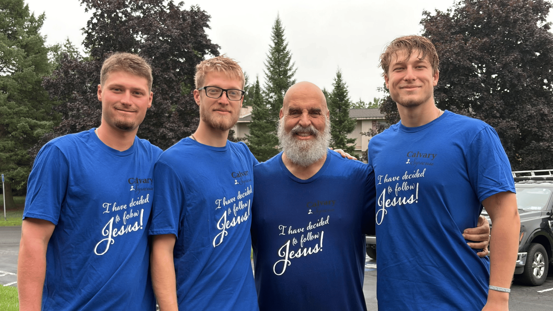 New believers of Jesus were baptized last week. 