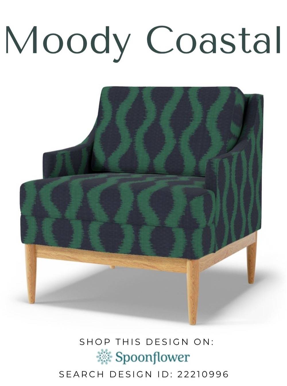 PROMPT 10 - Ikat 
#blenderbonanza26 @powersellersacademy 
.
Moody emerald green and dark navy blue might be my favorite combo in this entire collection 🌿
.
This colorway blends retro energy with softer organic movement.
.
Would you choose bold palettes or soft neutrals?
.
.
.
.
.
#moodyinteriors  #ikatdesign  #surfacepattern  #retrodecor  #greenandnavy  #spoonflower  #patternrepeat  #wallpaperinspo  #organicdecor  #patterncollector
