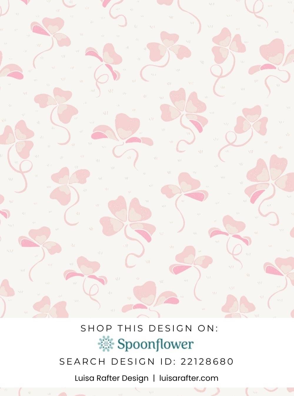PROMPT 6 - Small Greenery
#blenderbonanza26 @powersellersacademy
.
A little sneak peek 👀 ☘️.
.
An airy clover pattern in breezy blue and soft pink. Calm, minimal, and gently textured.
.
More colorways coming soon.
.
.
.
.
.
#surfacepatterndesign #spoonflowerdesigner #patternpreview #coastalstyle #blueaesthetic #emergingdesigner #patternlove #textiledesign #minimalpattern
