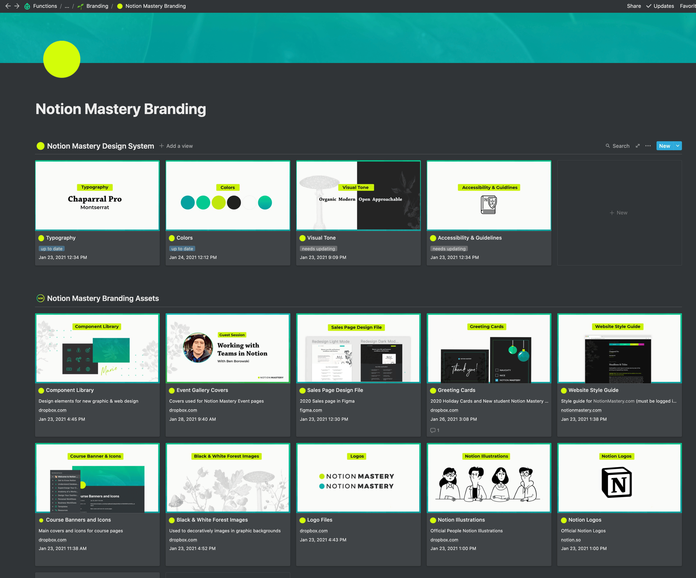 Notion Mastery Branding