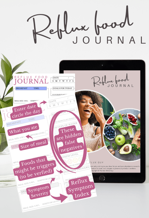 Reflux Food Journal