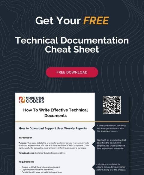 Technical Document Cheat Sheet