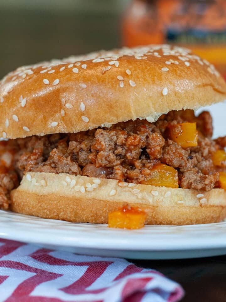 Close up of a turkey sloppy joe! 