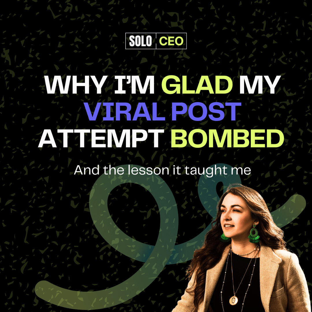 My attempt at viral post bombed