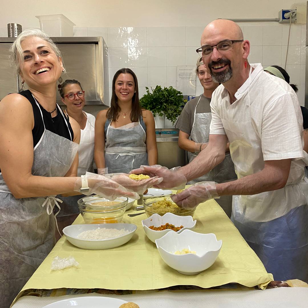 Making arancini