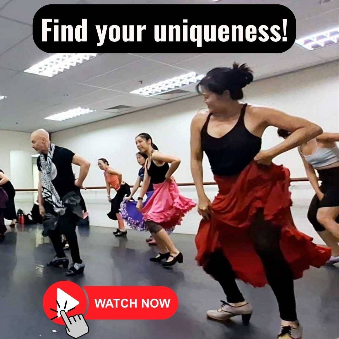 Flamenco class in action