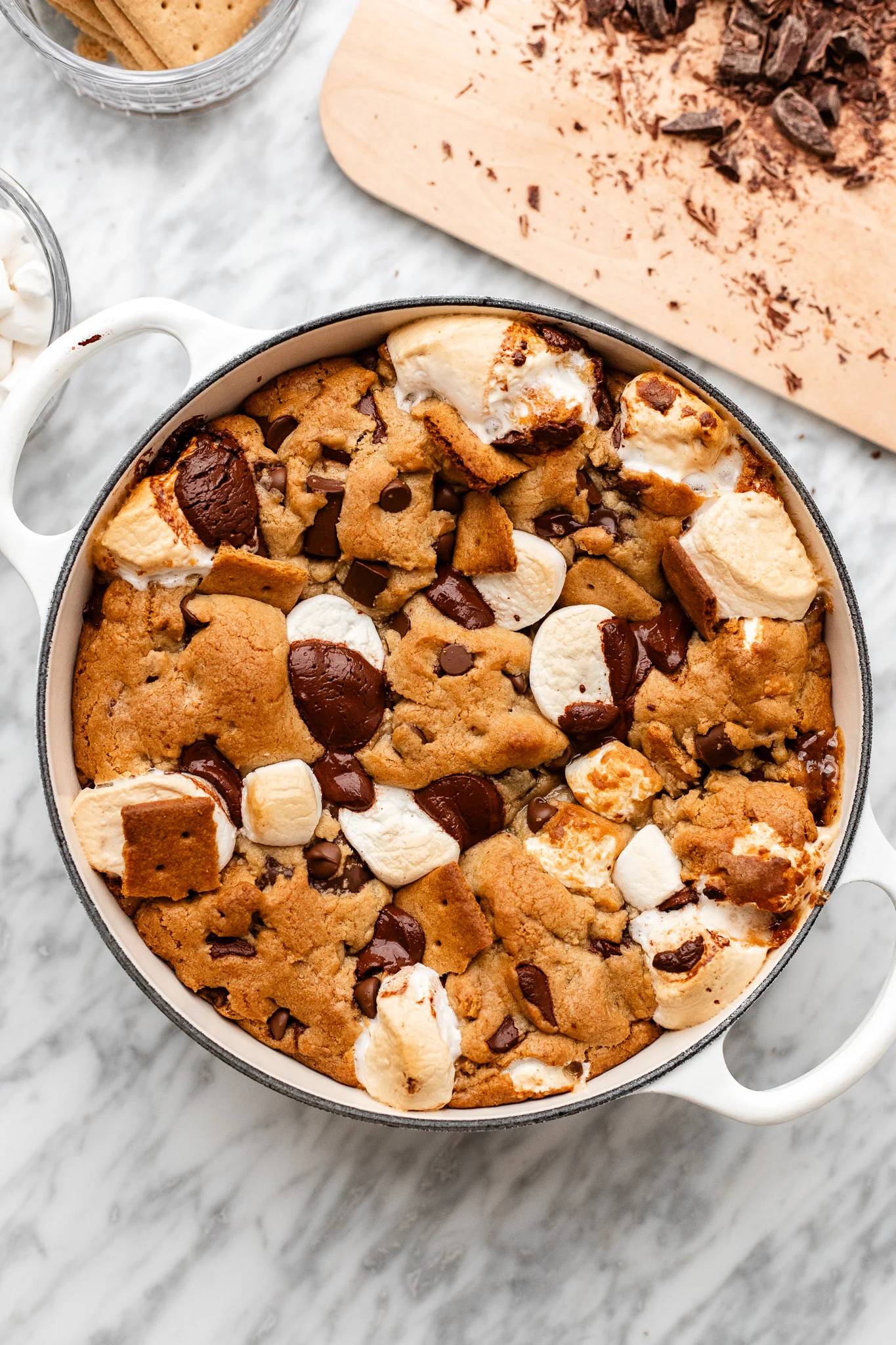 scoopable s'mores cookie