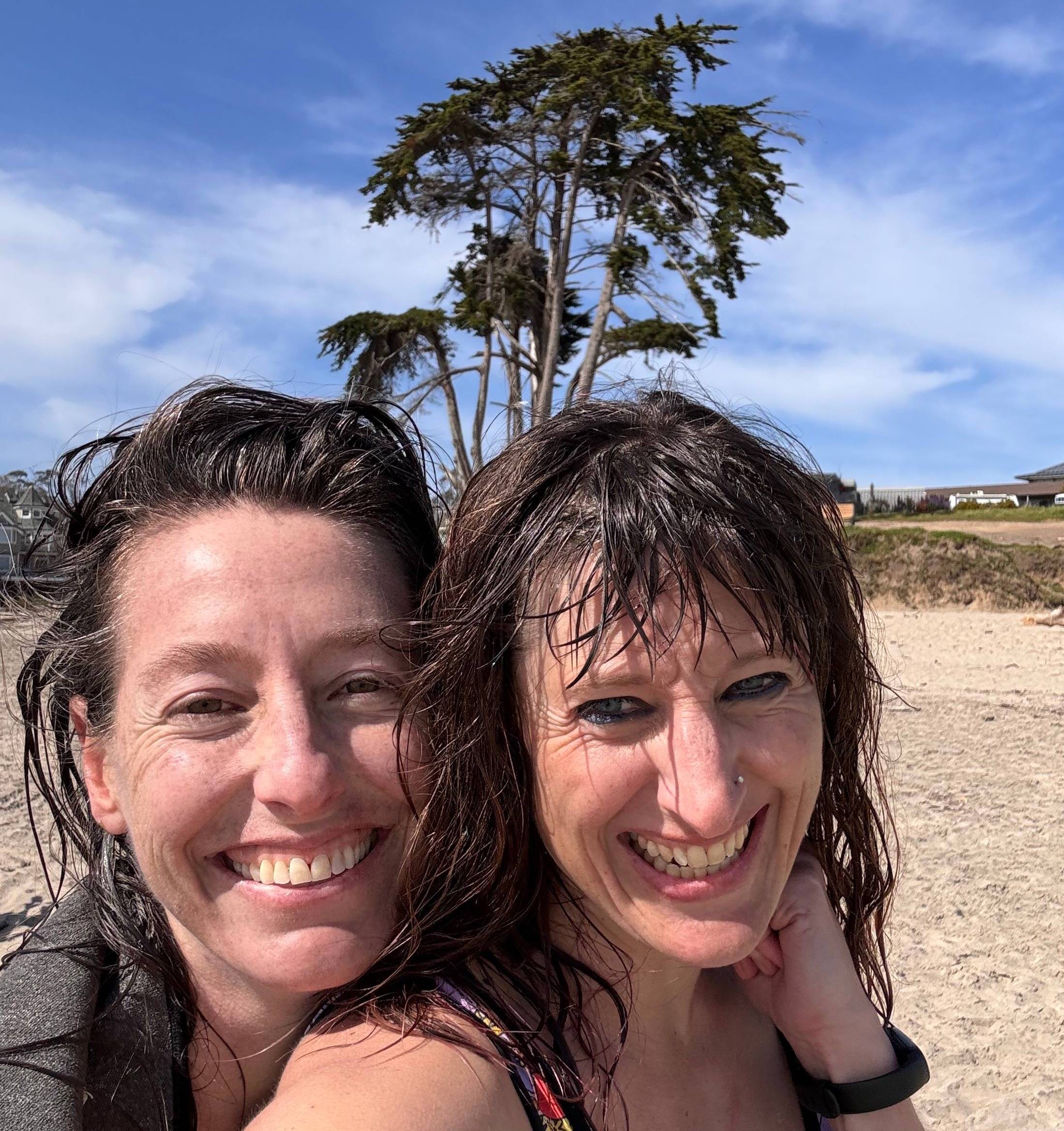 cold water dip!