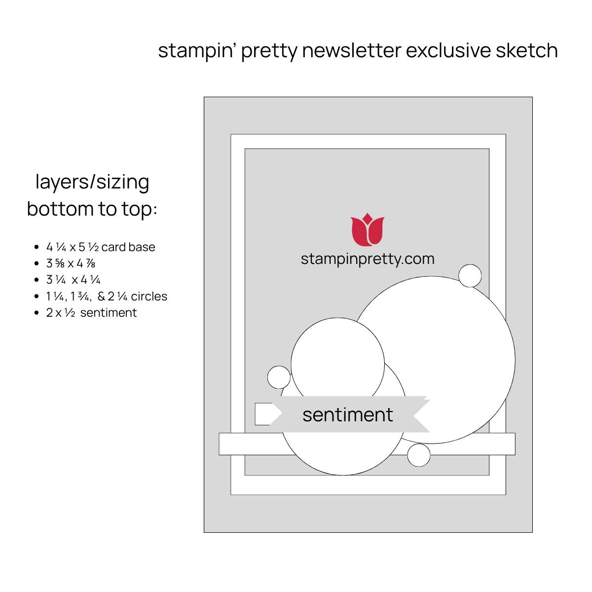 A Clean and Simple Card Sketch 