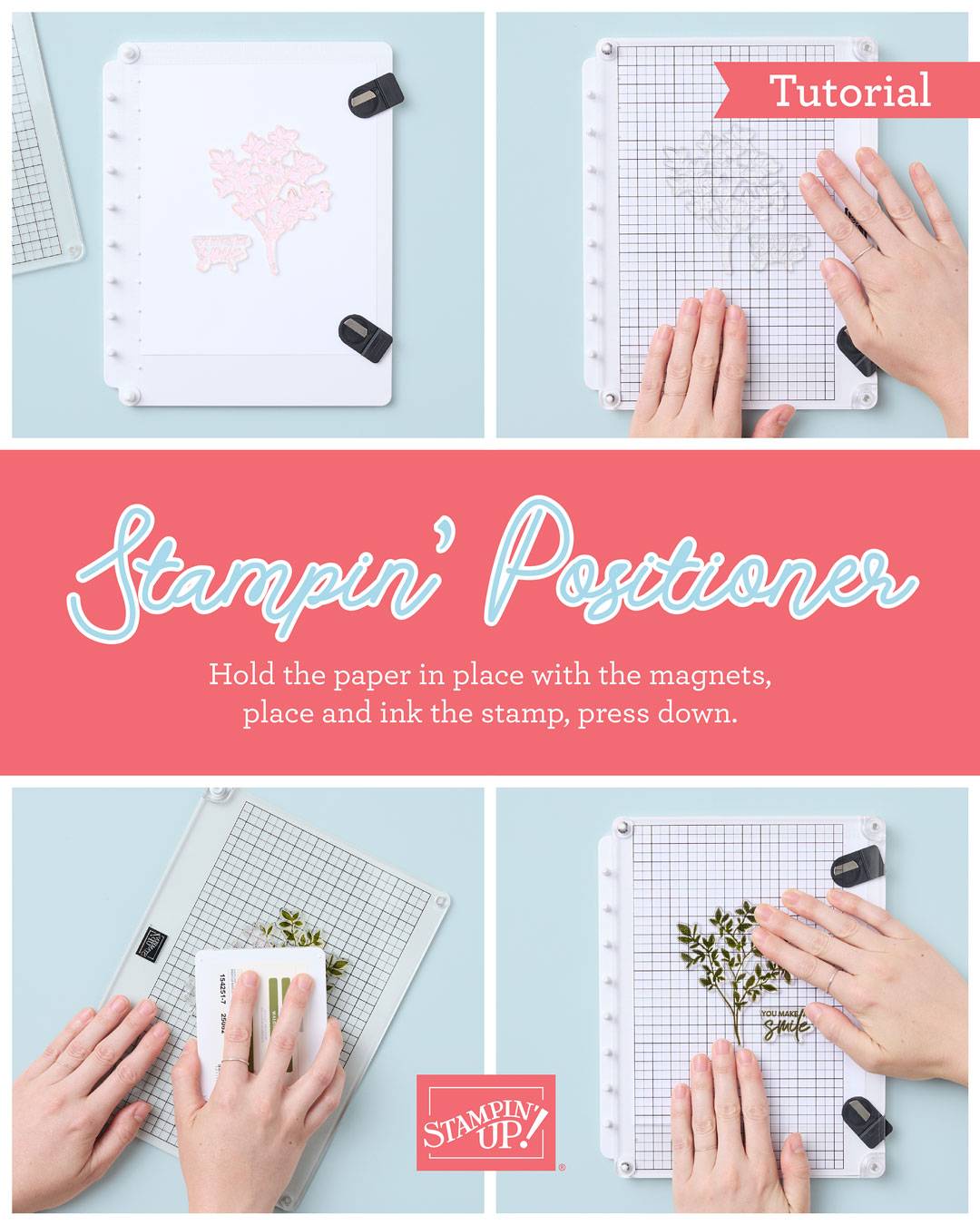 A New Stamp Positioner from Stampin Up!