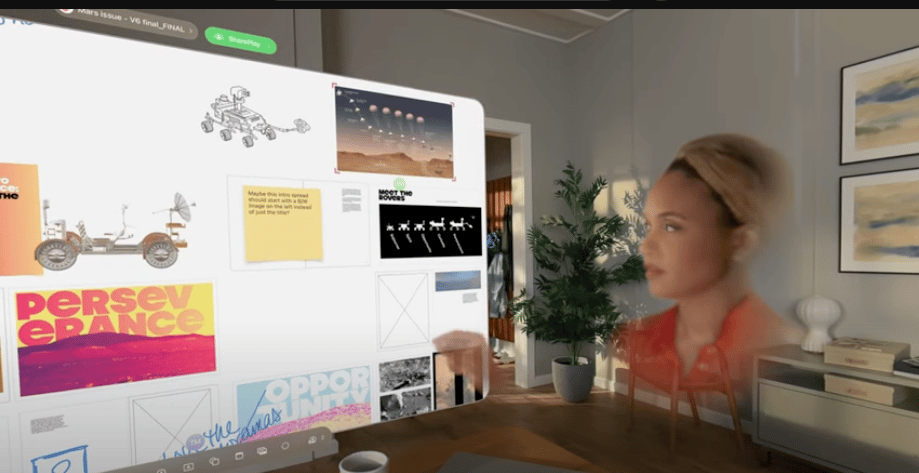 Spatial Persona shared experience