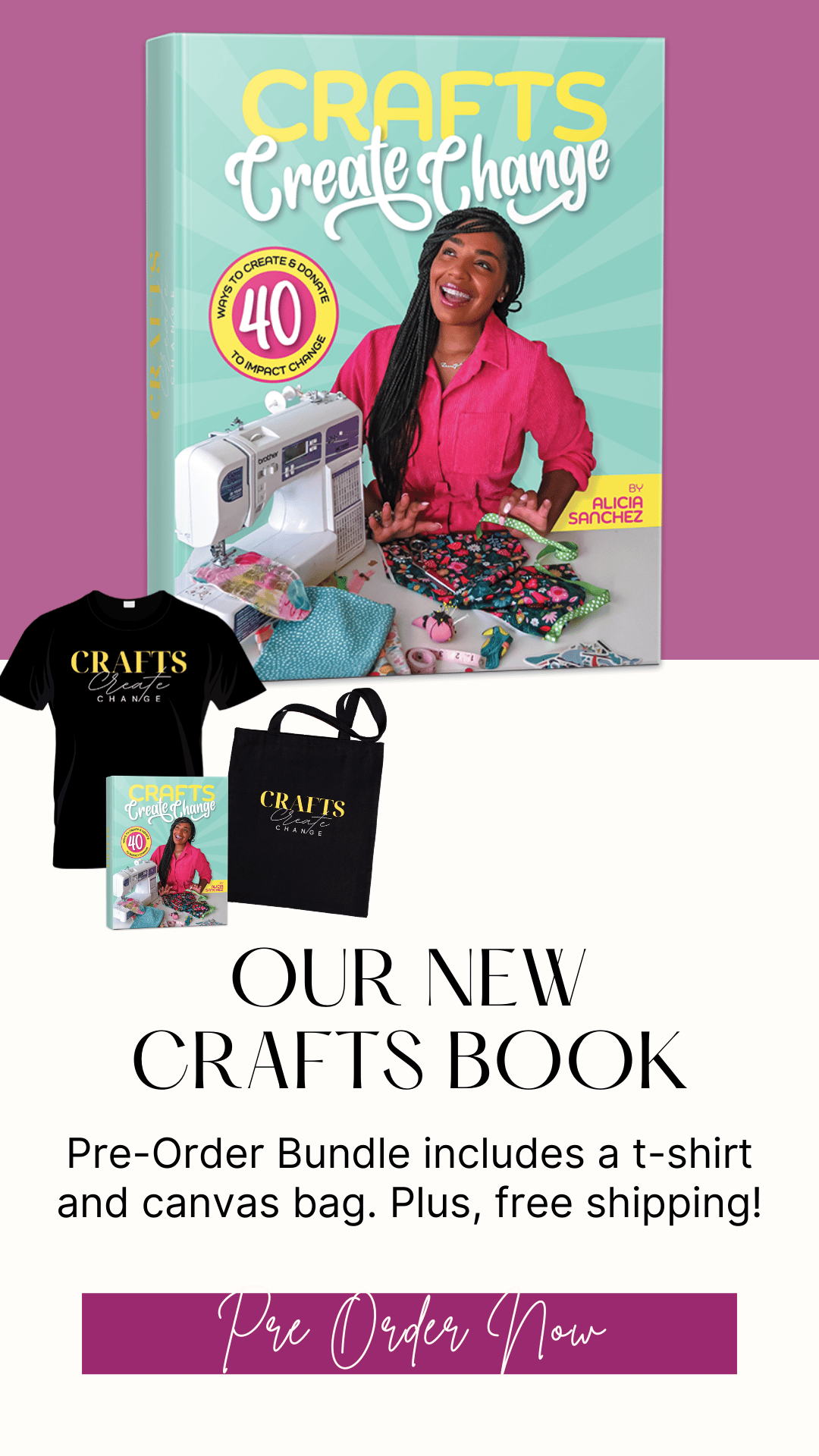 Crafts Create Change Book ( Pre-Order)