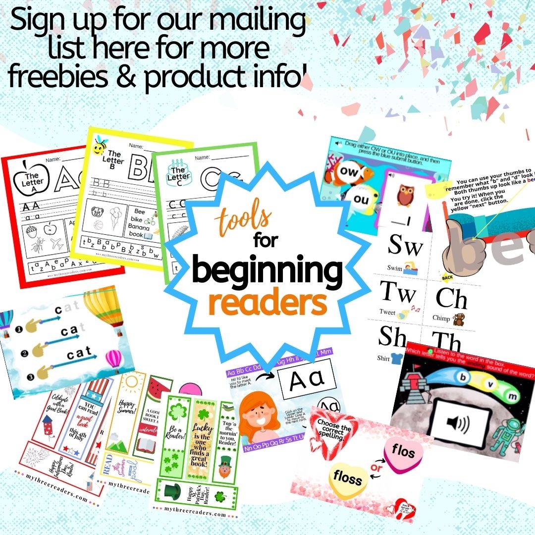 Sign up for Reading Freebies!