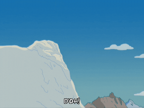 Snowballing down a mountain