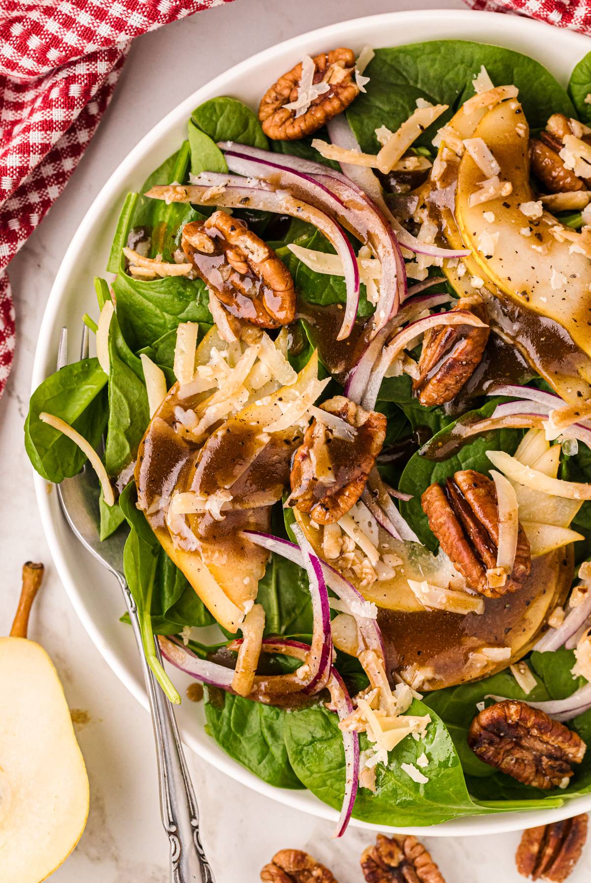 Spinach Pear Salad
