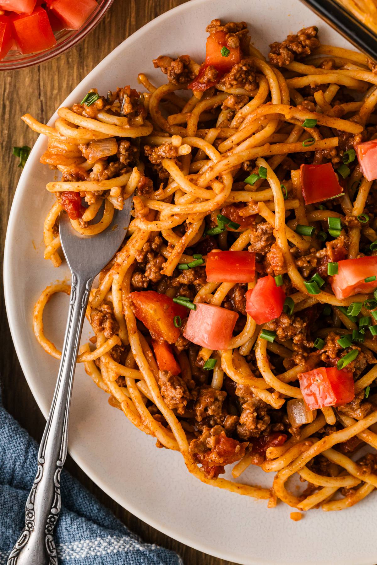Taco Spaghetti Casserole
