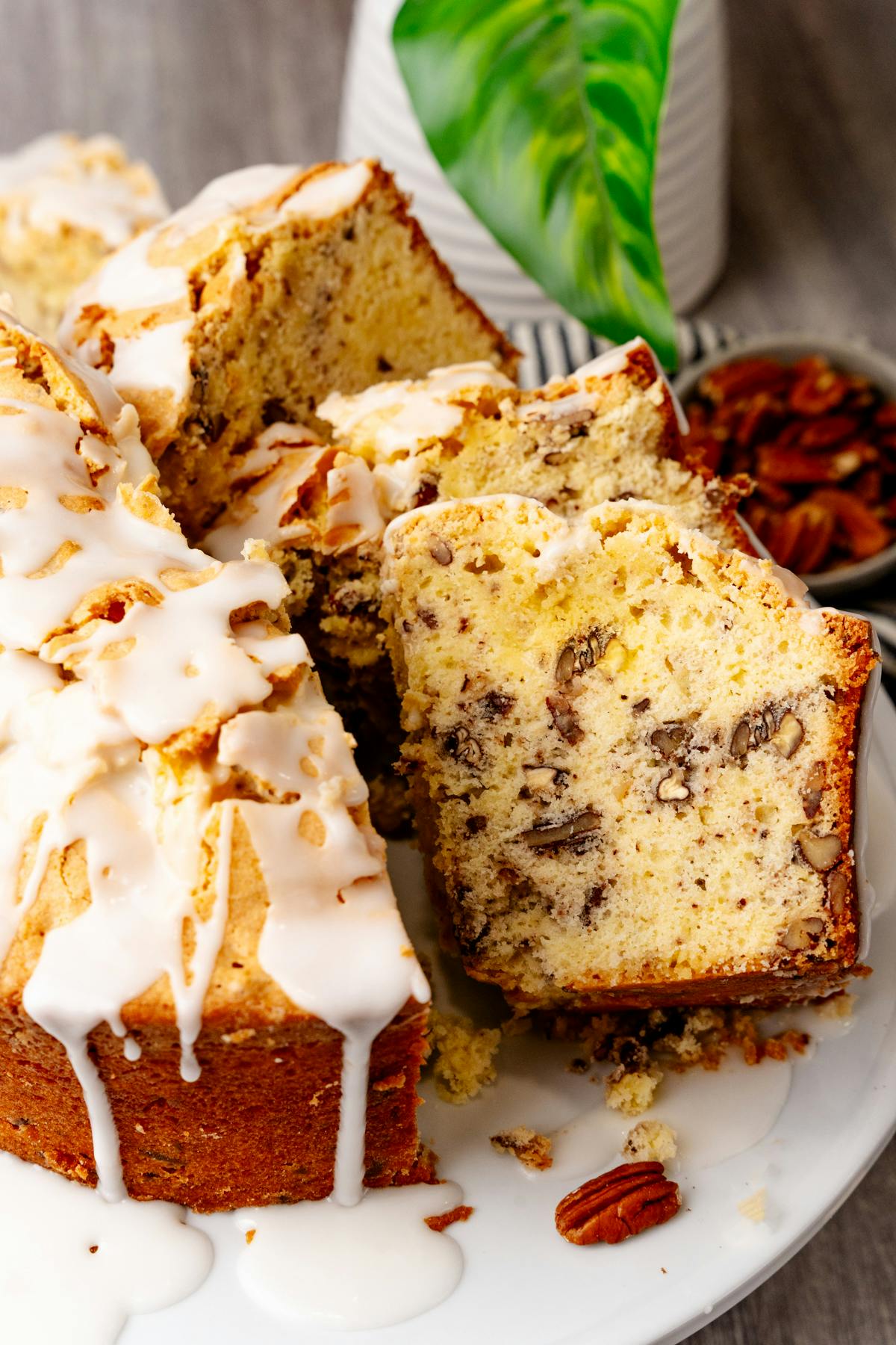 Southern Pecan Pound Cake